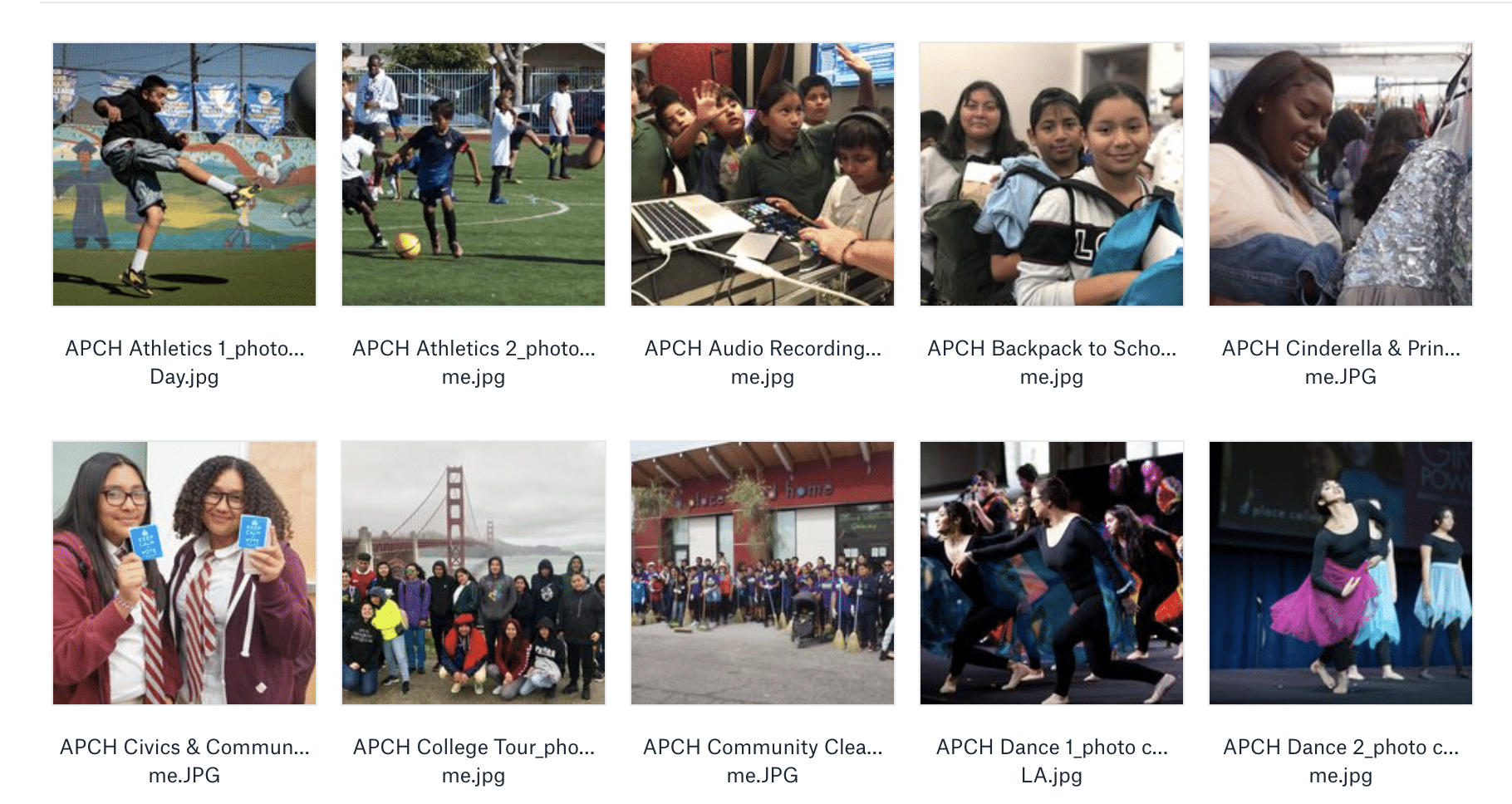 Dropbox Screenshot Gallery